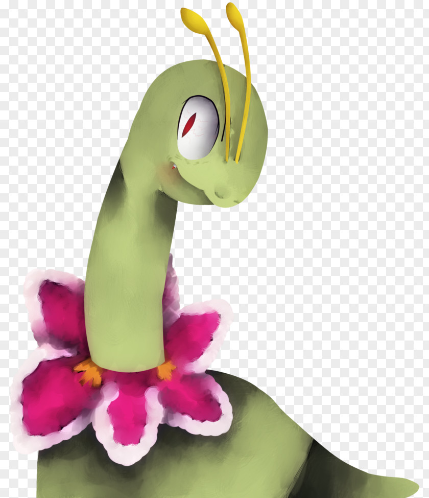 Insect Pollinator Flower Figurine PNG