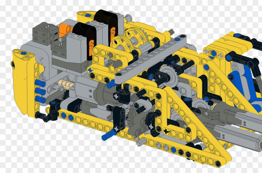 Mechanical Crane Lego Technic Machine Gear PNG