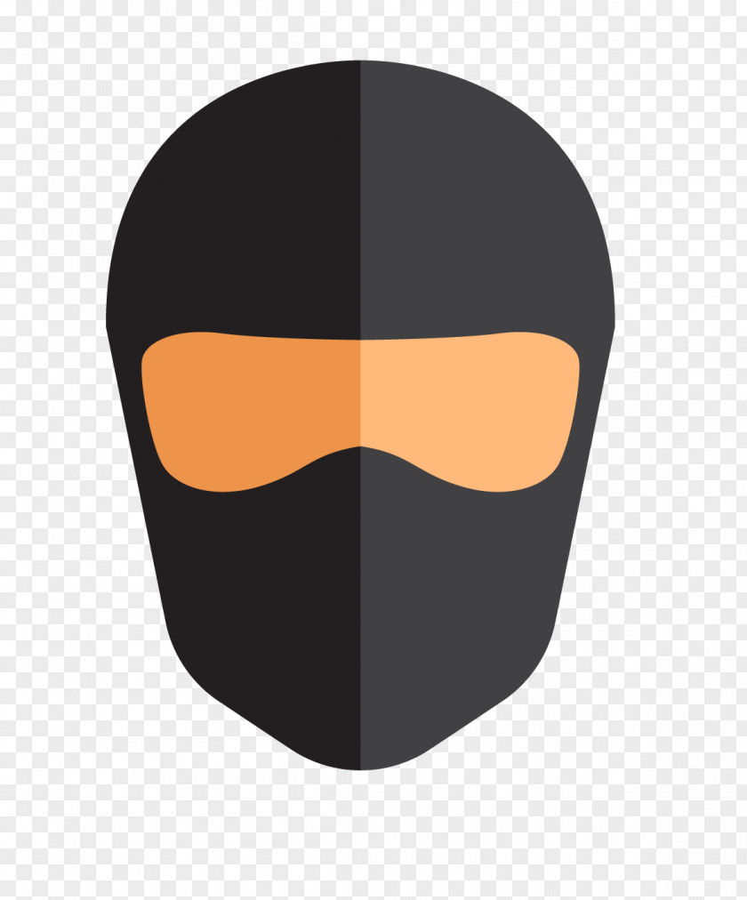 Ninja Mask Material Facial Hair Font PNG