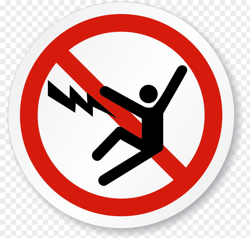 Prohibited Sign Electrical Injury Symbol Electricity Clip Art PNG