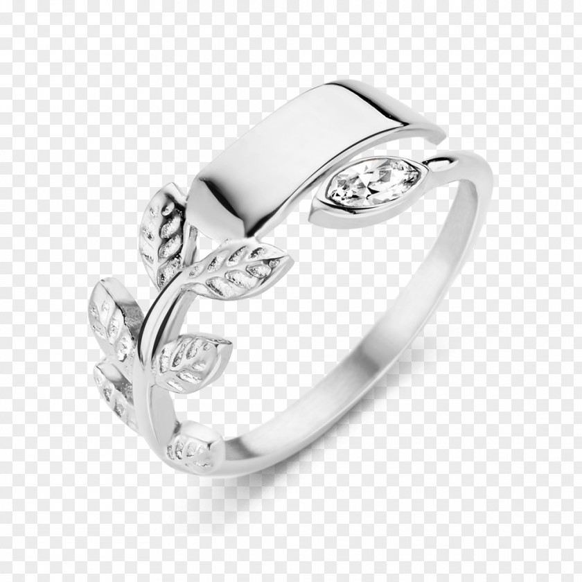 Ring Silver Wedding Platinum PNG