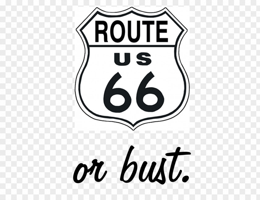 Route 66 Sign TIN RT-66 (サインボード) #58294 U.S. Logo Brand Design PNG