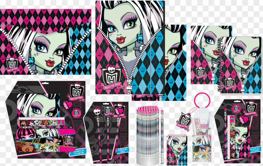 School Monster High Supplies Handbag Clothing PNG