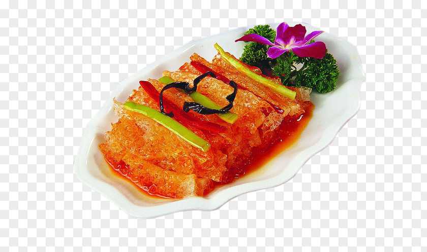 Spicy Bamboo Fungus Asian Cuisine Smoked Salmon Recipe Side Dish Garnish PNG