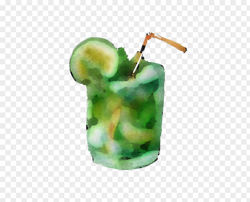 Green Cocktail Garnish Drink Plant Liqueur PNG