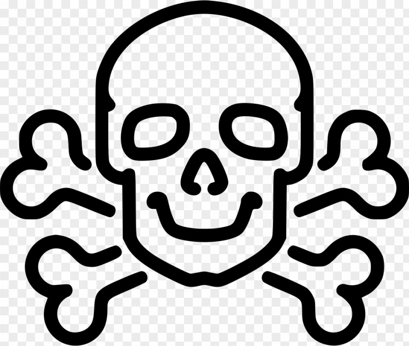 Jolly Vector Drawing Skull And Crossbones PNG