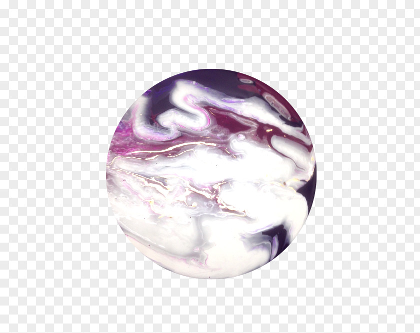 Purple Amethyst Sphere PNG