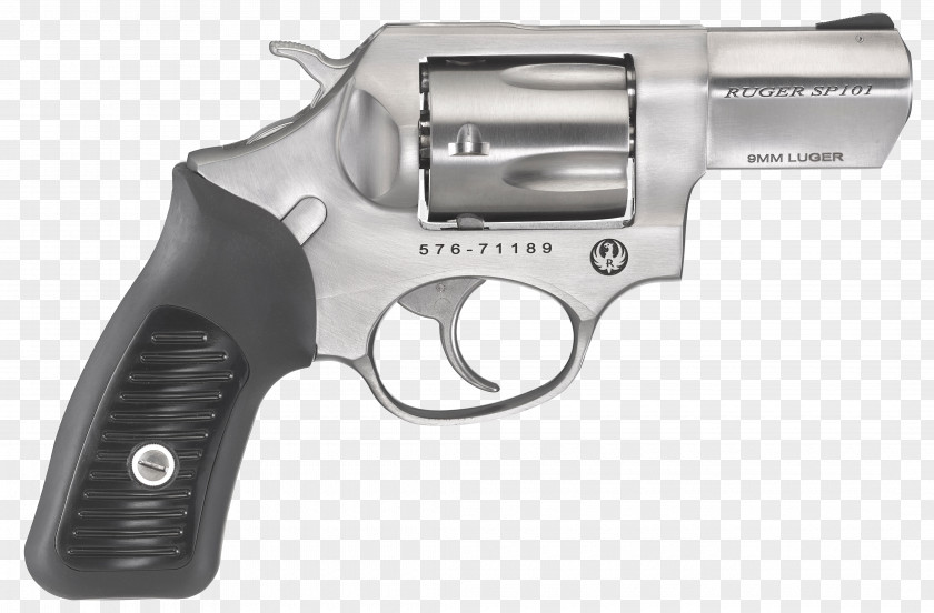 Ruger SP101 Revolver 9×19mm Parabellum Sturm, & Co. Firearm PNG
