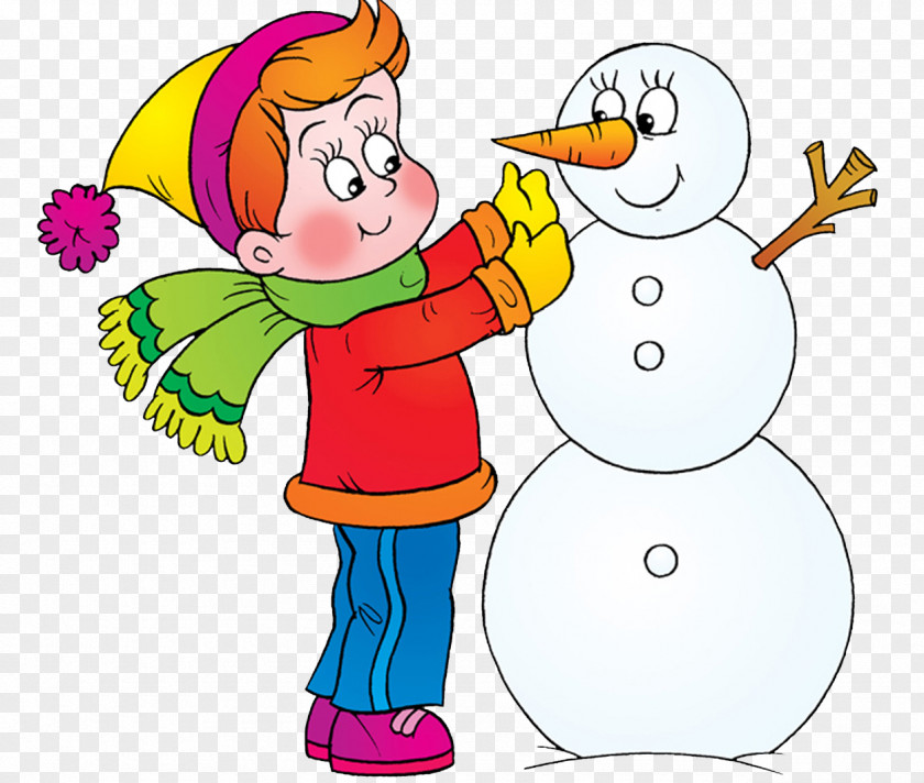 Snowman Child Clip Art PNG
