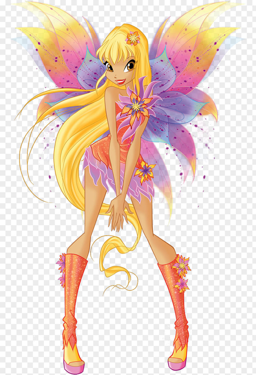 Tinkerbell Hair Stella Flora Musa Bloom Tecna PNG