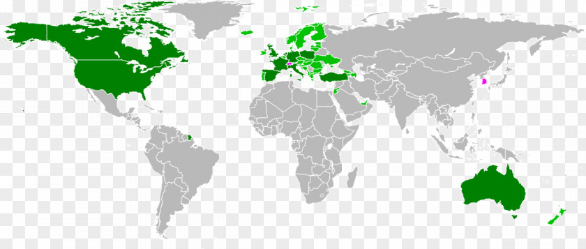 World Map Border Globe PNG