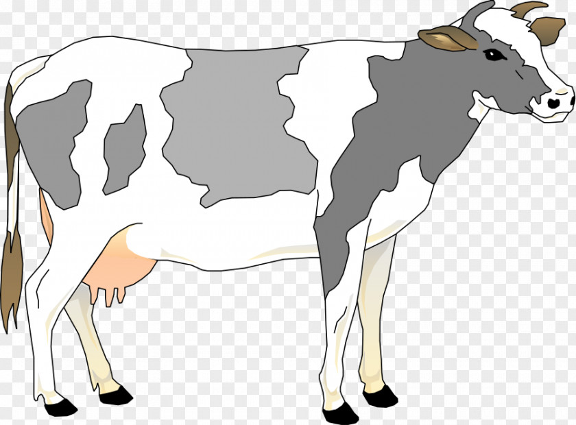 Cow Christmas Cliparts Holstein Friesian Cattle Calf Dairy Clip Art PNG