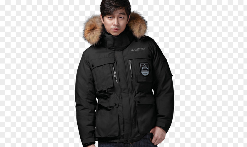 Ji Gong Fur Clothing Black M Jacket PNG