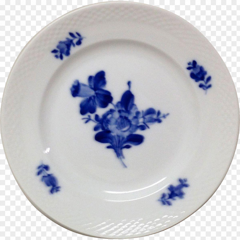 Plate Blue And White Pottery Ceramic Cobalt Platter PNG