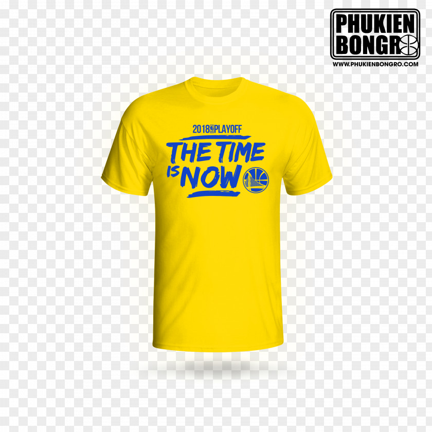 T-shirt Logo Sleeve Yellow PNG