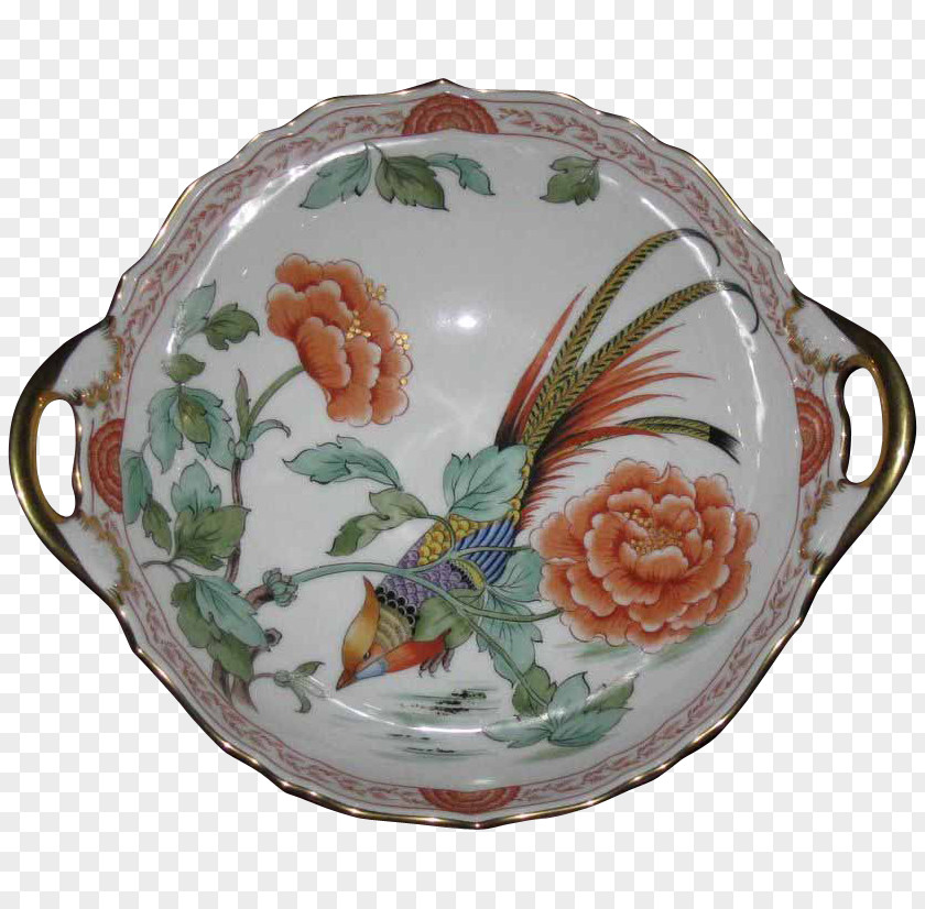 Hand-painted Floral Material Tableware Platter Saucer Ceramic Plate PNG