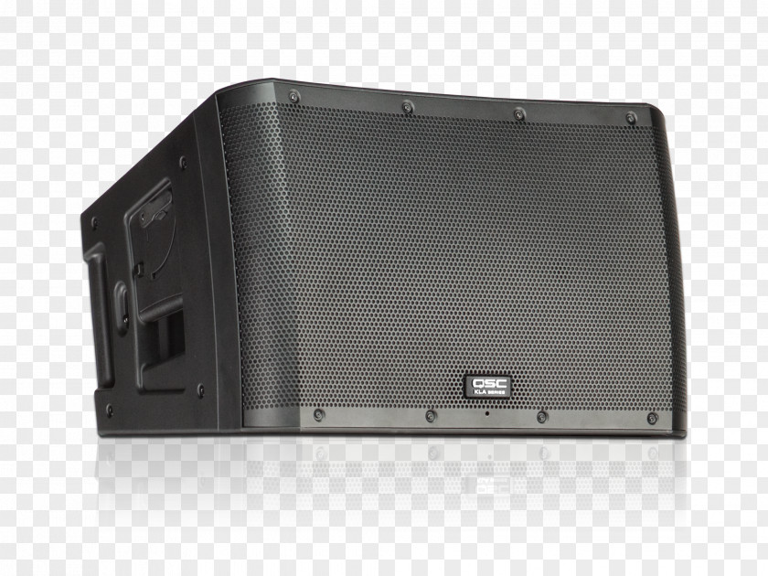 QSC KLA12 Line Array Audio Products Loudspeaker Powered Speakers PNG