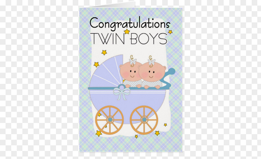 Boy Greeting & Note Cards Twin Infant Birth PNG