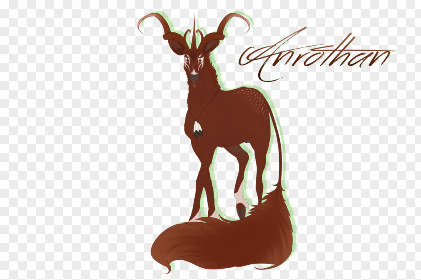 Goat Antelope Reindeer Fauna Cartoon PNG