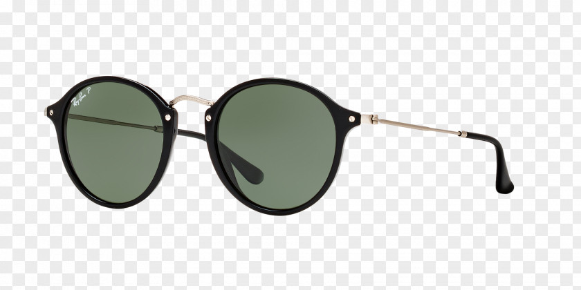 Ray Ban Ray-Ban Round Fleck Sunglasses Metal Persol PNG