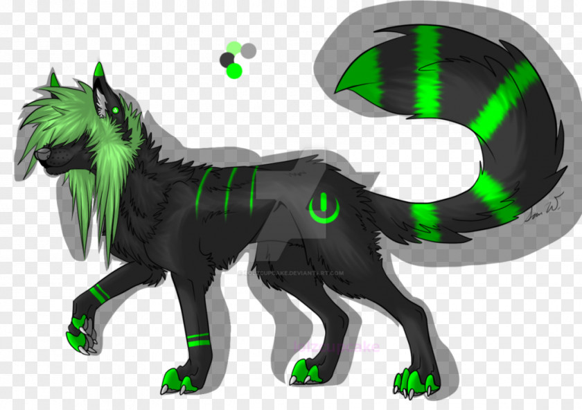 Green Techno Dog Carnivora DeviantArt Digital Art Artist PNG