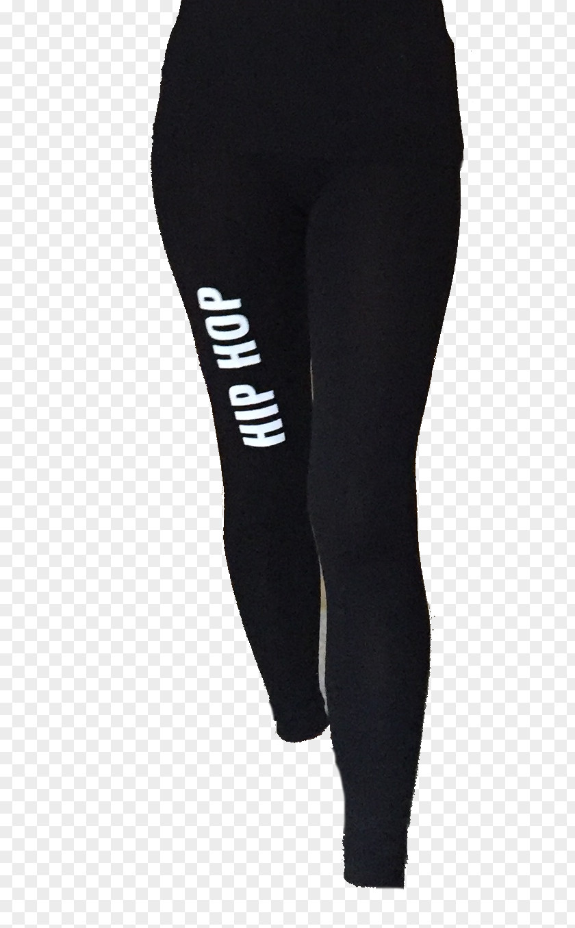 Hip Hop Leggings Waist Pants Black M PNG