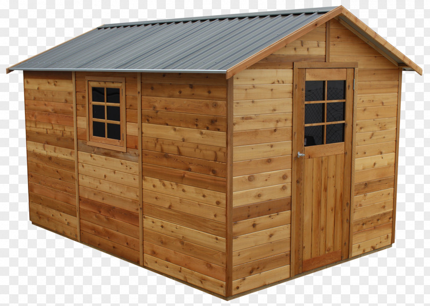 House Shed Back Garden Gable Roof Floor PNG