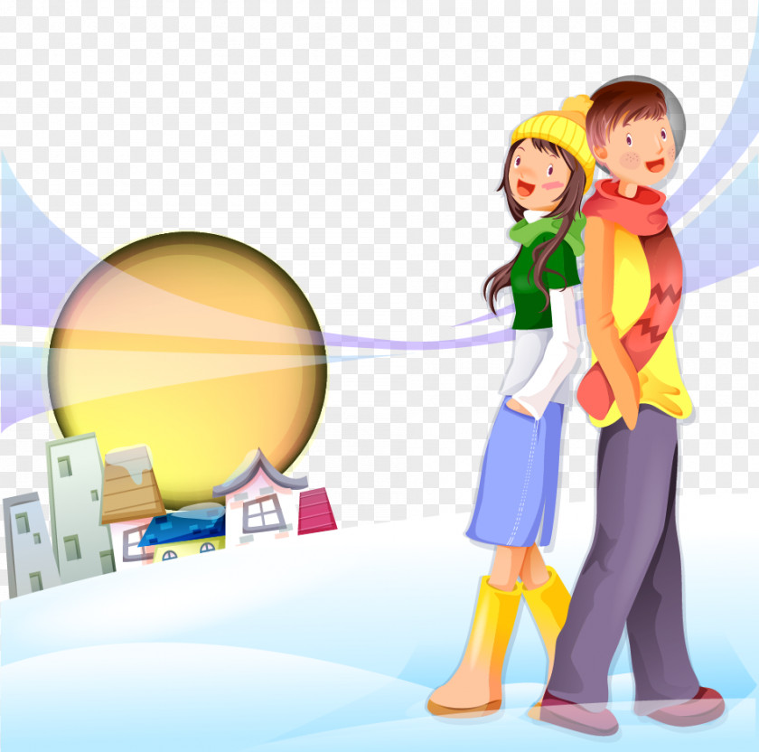 Snow Significant Other Cartoon Comics Illustration PNG