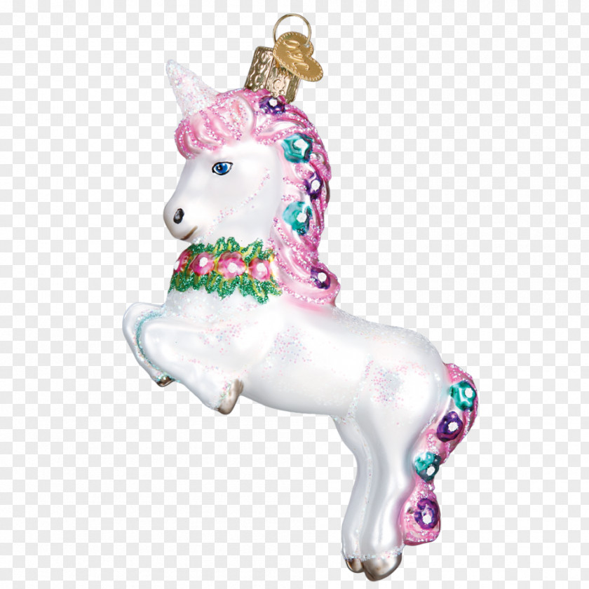 Archaic Rhyme Christmas Ornament Horse Unicorn PNG