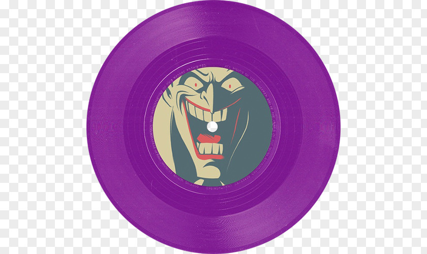 Batman Phonograph Record LP Animated Series Press PNG
