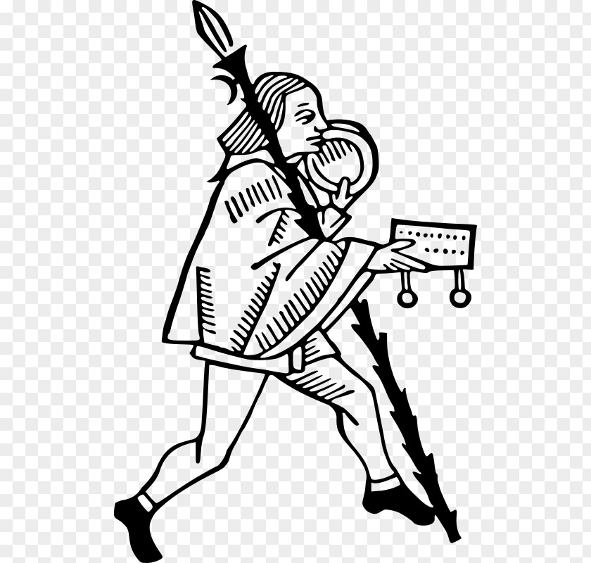 Black Line Middle Ages Art Knight Drawing Clip PNG