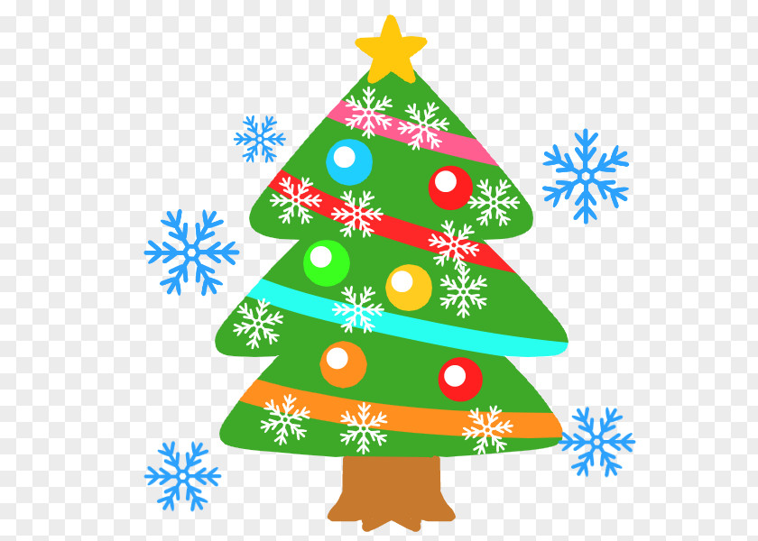 Christmas Tree Santa Claus Day Illustration Ornament PNG