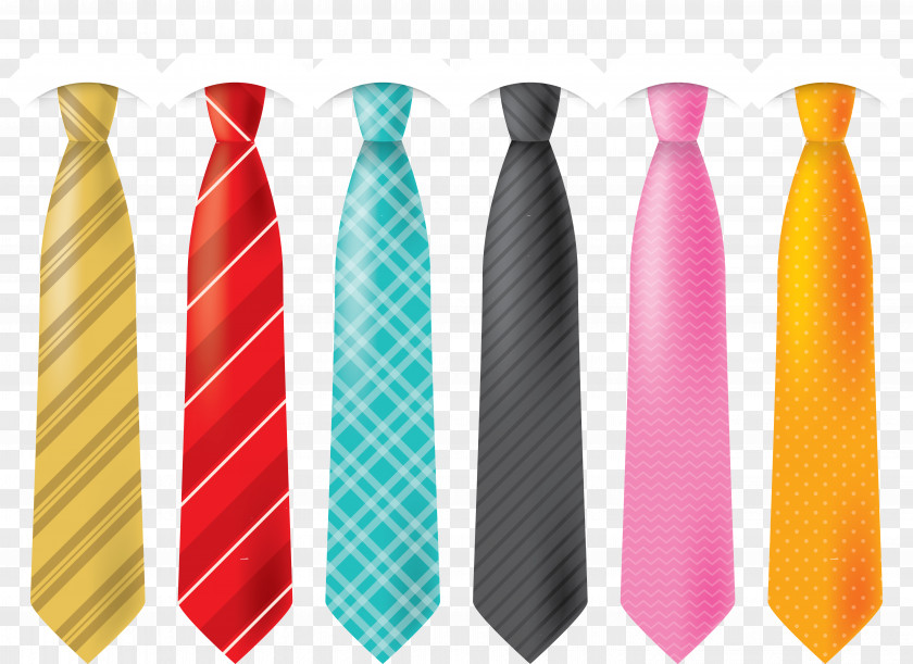 Color Tie Necktie T-shirt Euclidean Vector PNG