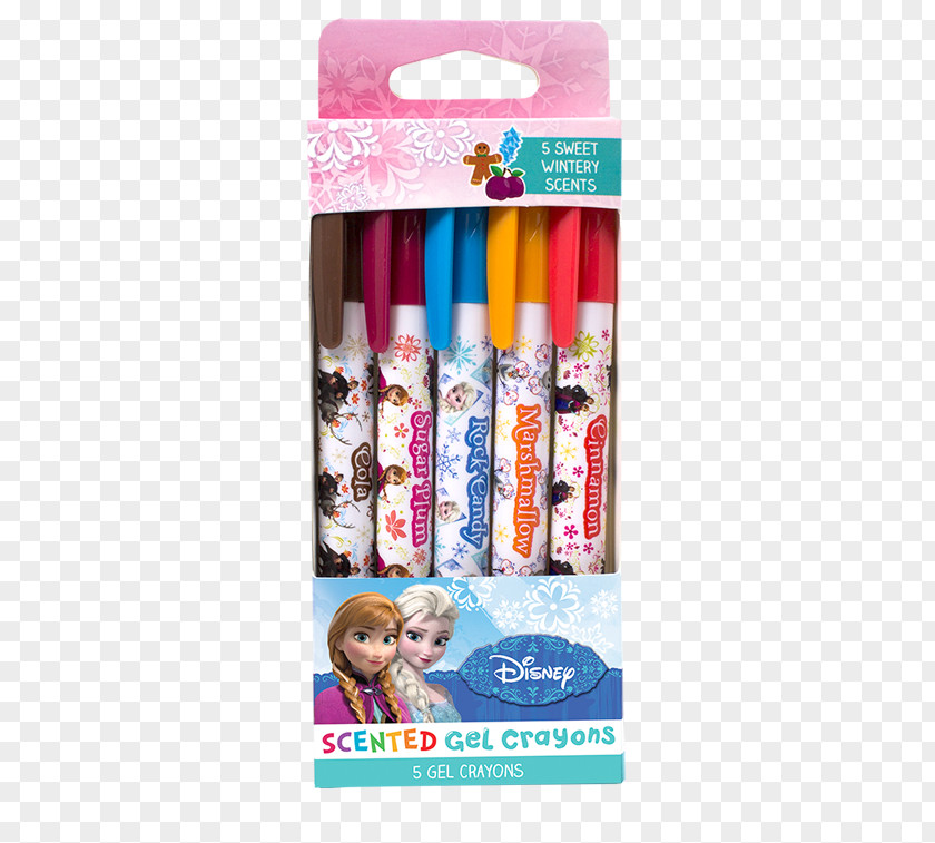 Disney Tsum Frozen Smencils Gourmet Scented Pencils Scentco, Inc. Colored Smecils 5 Pack PNG