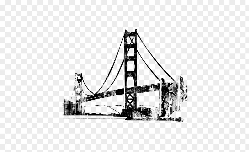 Golden Gate Bridge San Francisco's Famous Race Civil Engineering Clip Art PNG