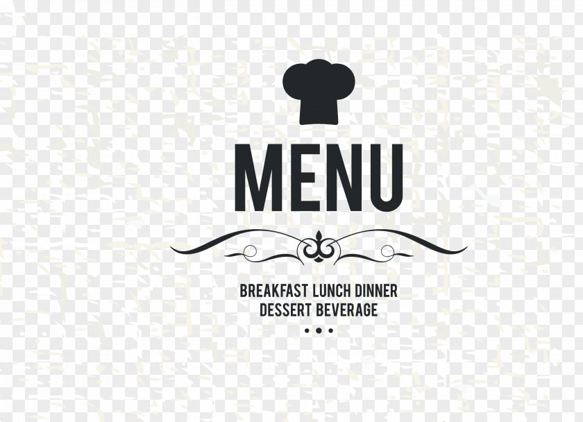 Menu Cover Decorative Material Cafe Take-out PNG