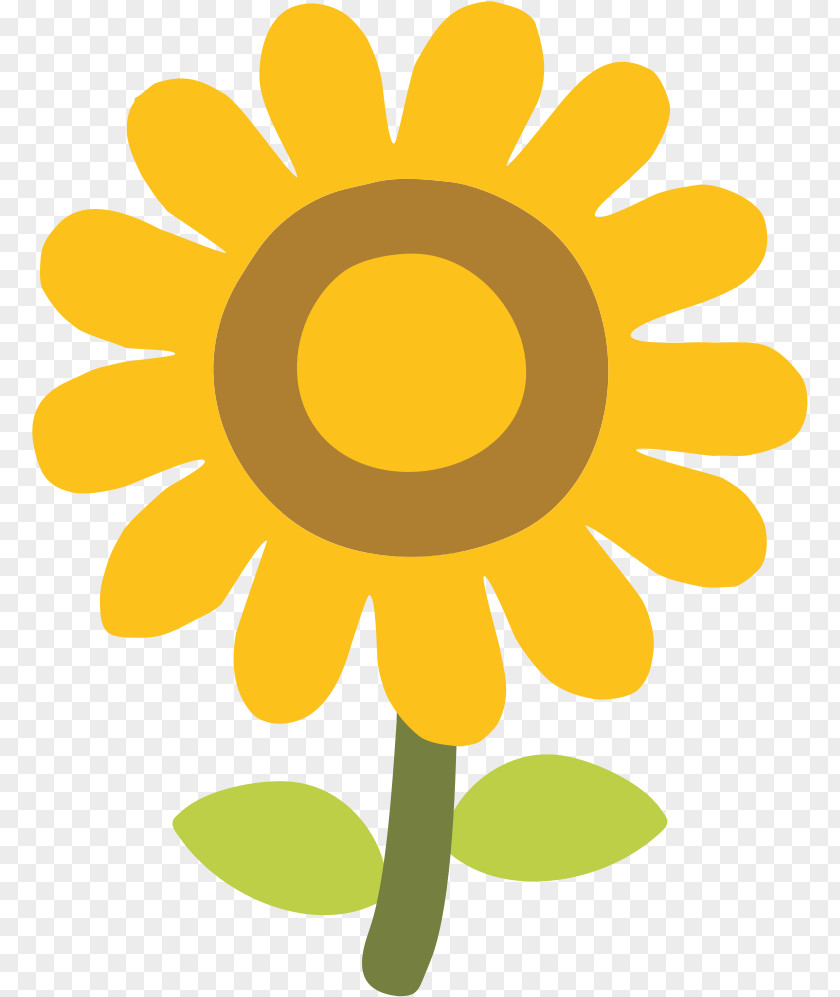Mothers Day Flowers Cartoon Sunflower Emoji Clip Art Emoticon PNG