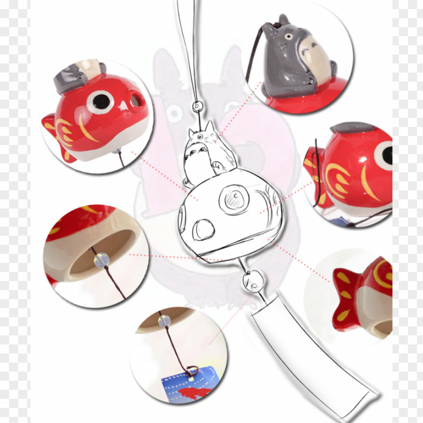 Totoro Wind Chimes Symbol Summer PNG