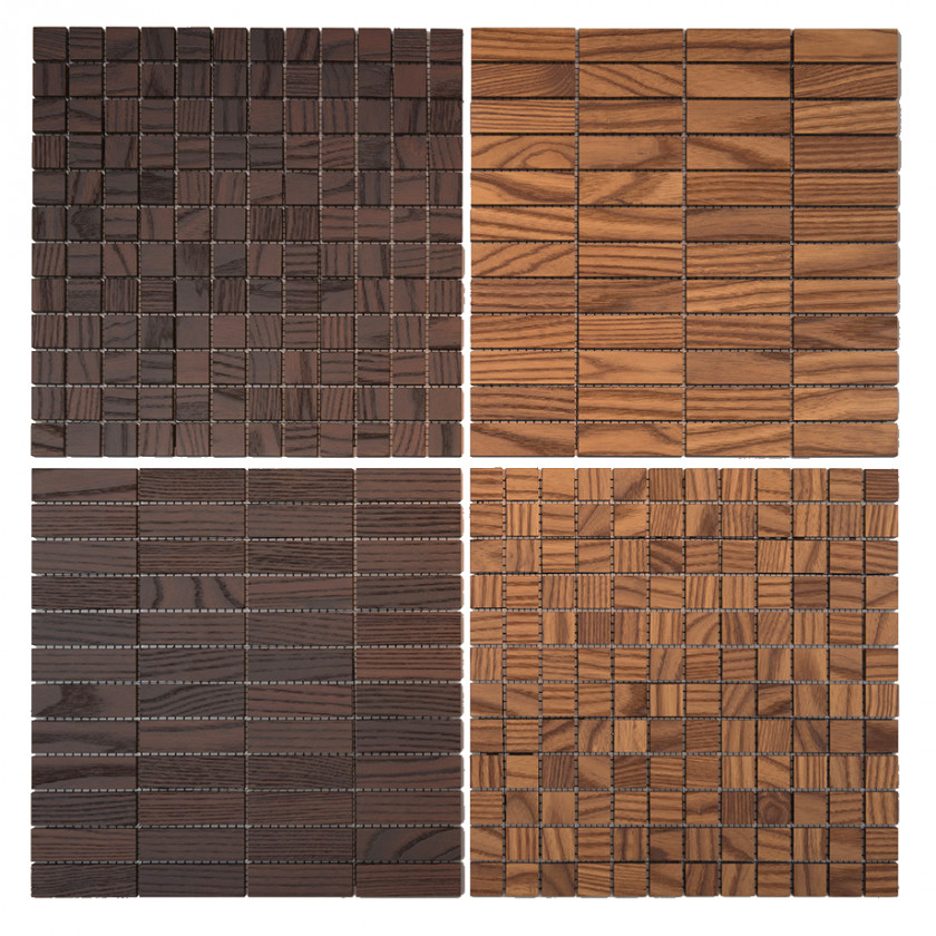 Wood Tile Stain Floor Mosaic PNG