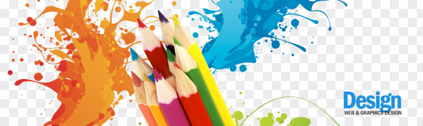 Color Ink Pencil Holi Clip Art PNG