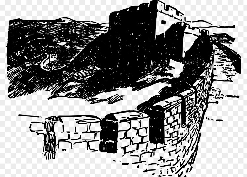 Great Wall Of China Drawing Monument Clip Art PNG