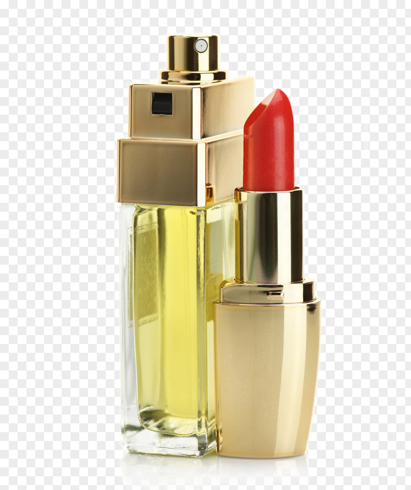 Lipstick And Perfume Cosmetics Make-up PNG