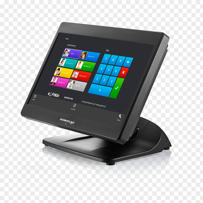 Pos Terminal Point Of Sale Touchscreen Computer Software Posiflex Retail PNG