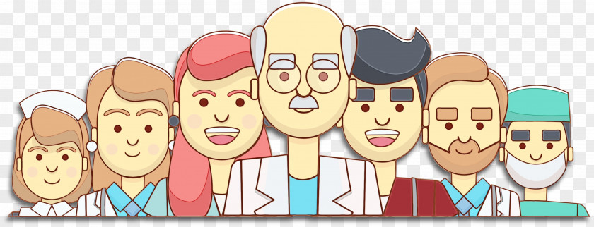 Smile Animated Cartoon Face Facial Expression People Head PNG