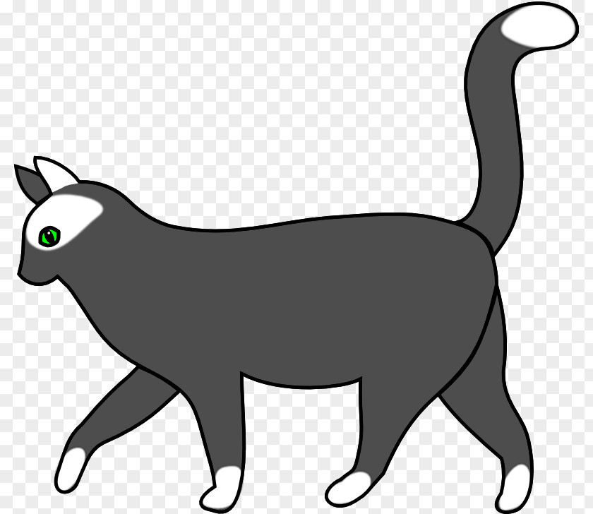 Cartoon Pictures Of People Walking Cat Kitten Clip Art PNG