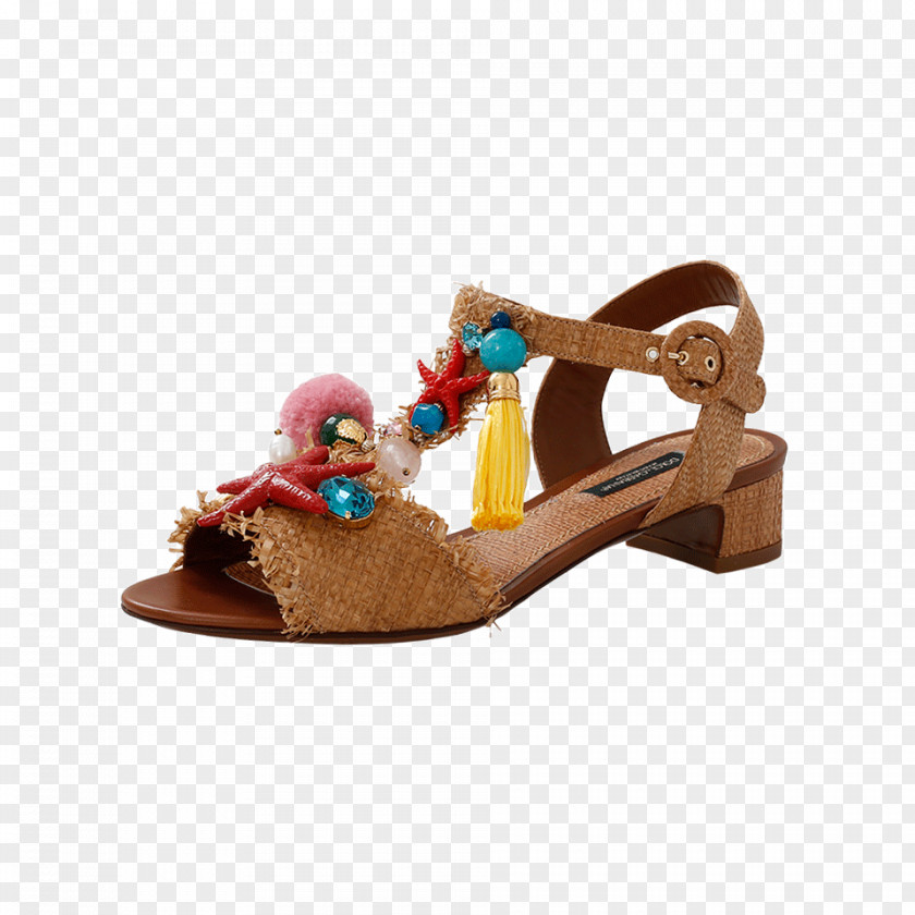 Dolce & Gabbana T-bar Sandal Shoe Footwear Wedge PNG