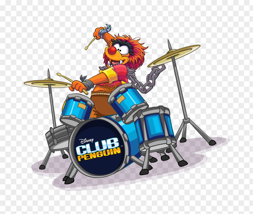 Drummer Disney Club Penguin Kermit The Frog Gonzo Animal PNG