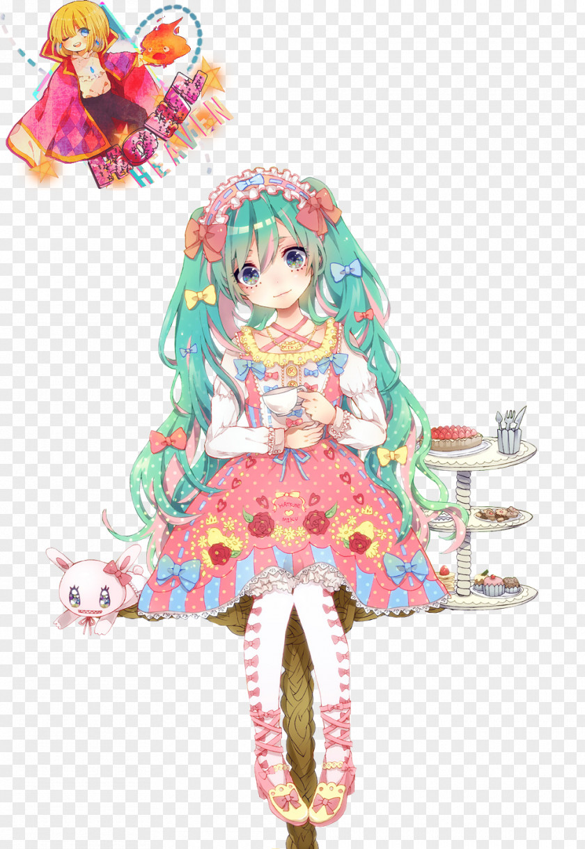 Hatsune Miku ピアプロ Tea Niconico PNG