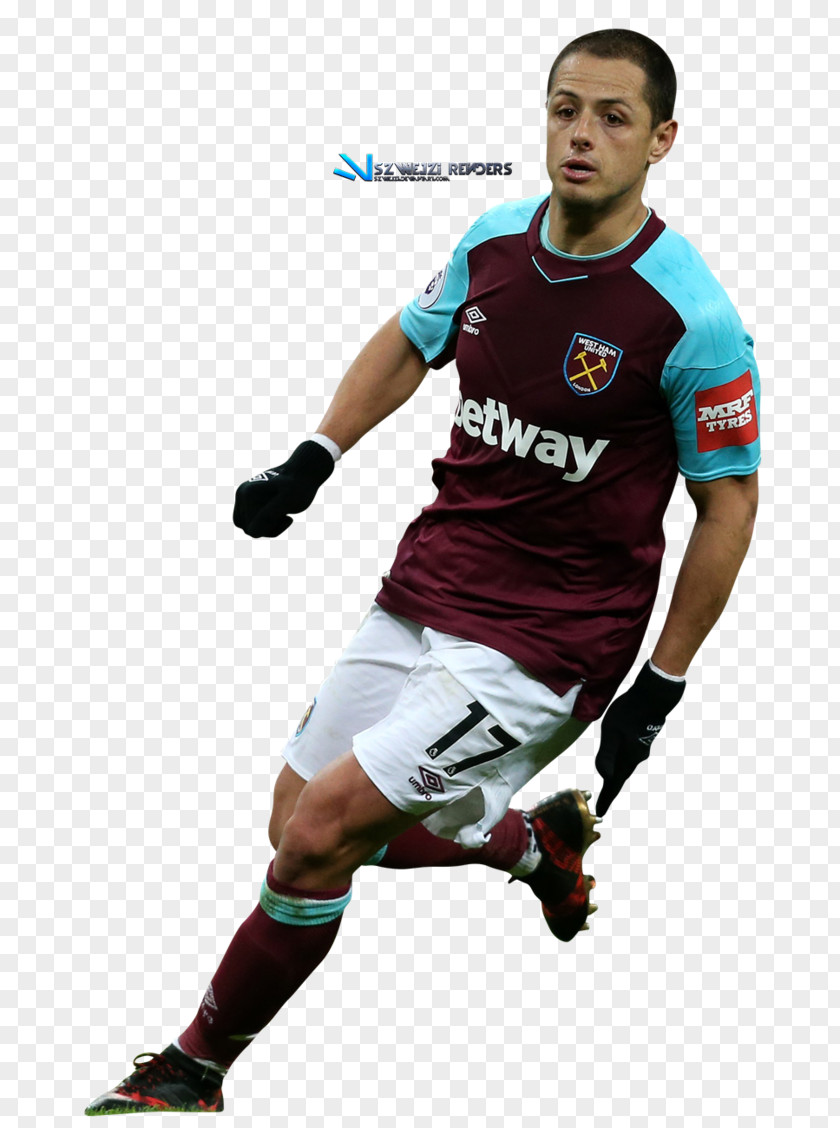 Javier Hernandez Hernández Mexico National Football Team Player West Ham United F.C. PNG