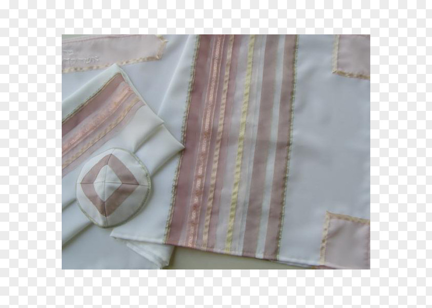 Judaism Tallit Atarah Silk Textile PNG